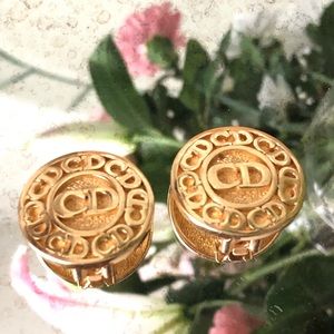 Sold vintage Dior Logo Earrings